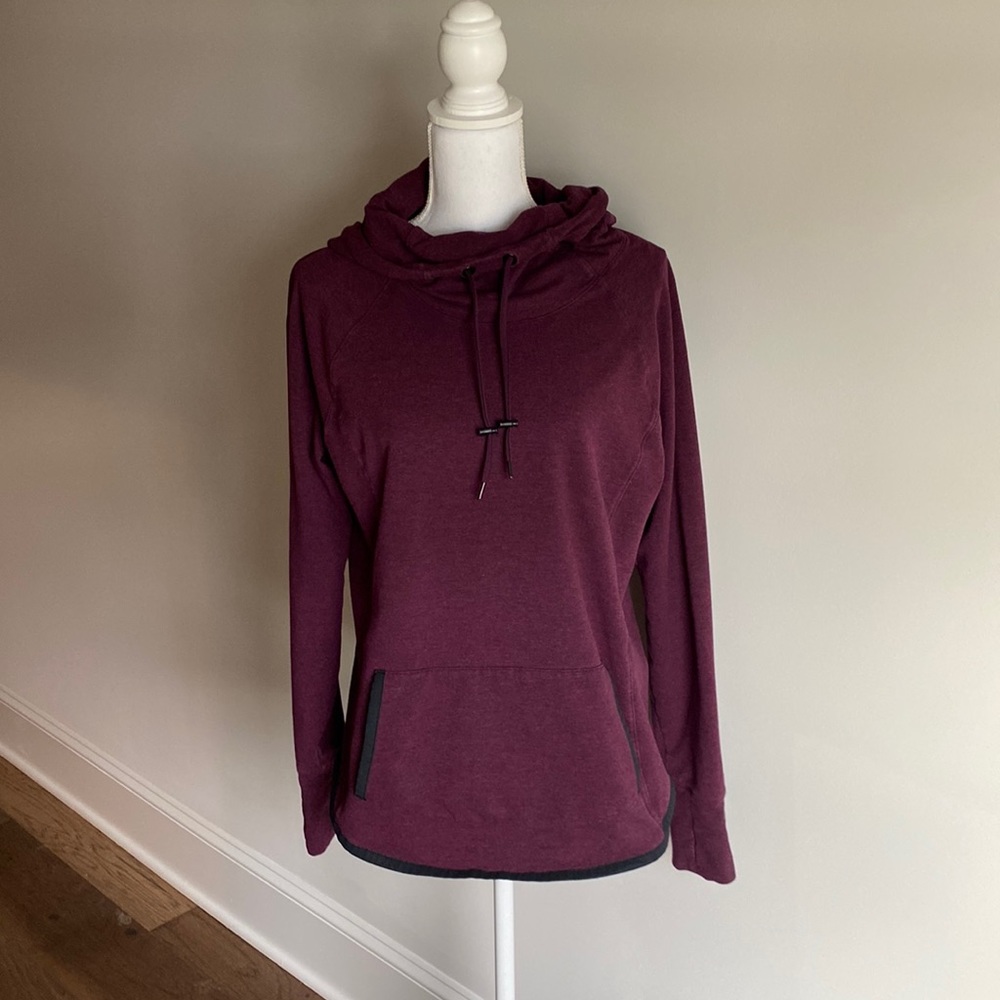 Athleta Women’s Large Purple Pullover with Hood